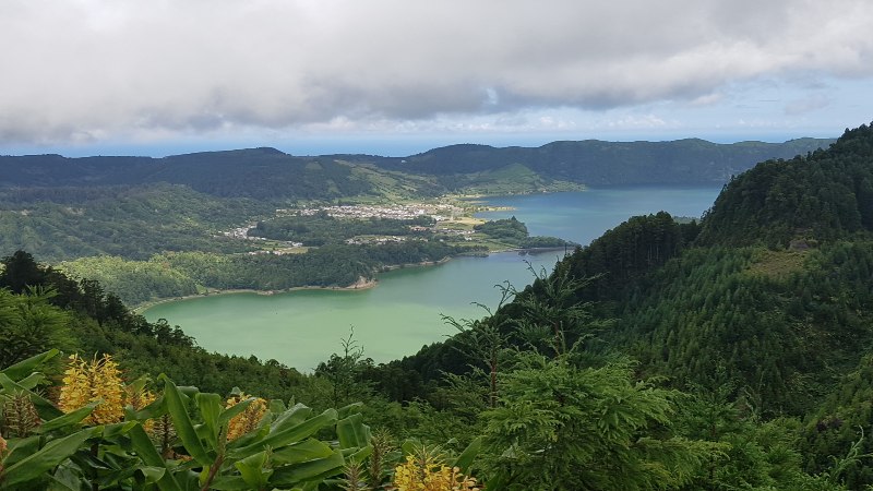 Blick von einer Insel in Macaronesien