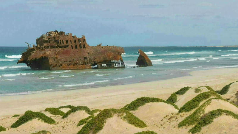 Schiffswrack Cabo de Santa Maria - Boavista
