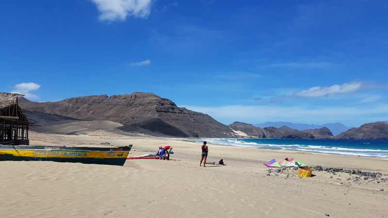 Verlassener Strand Kap Verde