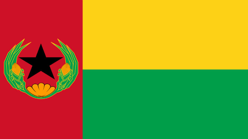 Die alte Flagge von Kap Verde (1975-1992)